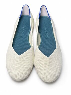 ROTHY'S The Flat Sour Apple Lime Green Knit Flats | Women's Size 8.5